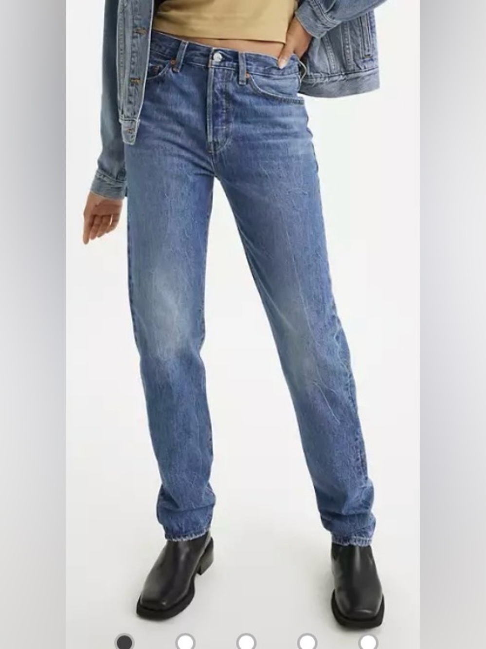 Levi’s Women’s 501 81 Vintage Inspired Button Up Mom Jeans Size 31